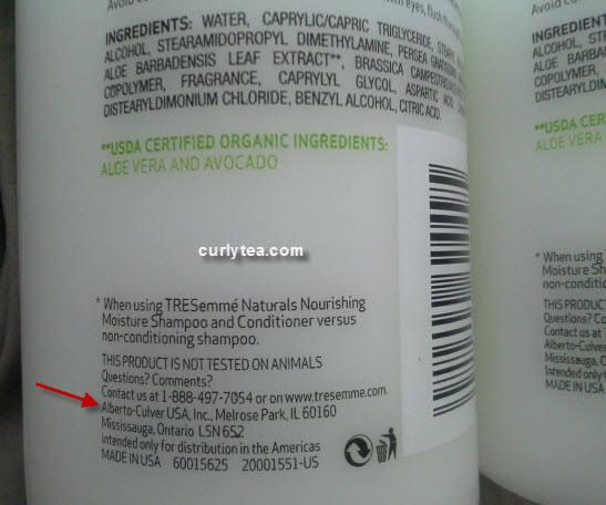 Review: TRESemme Naturals - curlytea