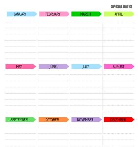 printable planner - curlytea.com