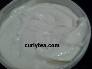 black tea and moringa hair pudding
