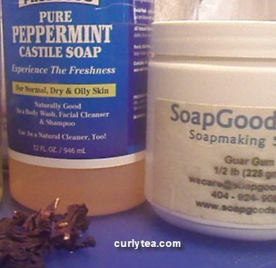 Coconut Hibiscus Peppermint Shampoo w/Rosemary (v #6) coconut hibiscus peppermint - curlytea.com
