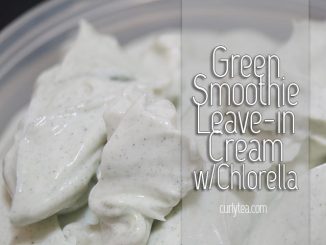 green smoothie leave-in cream - curlytea.com