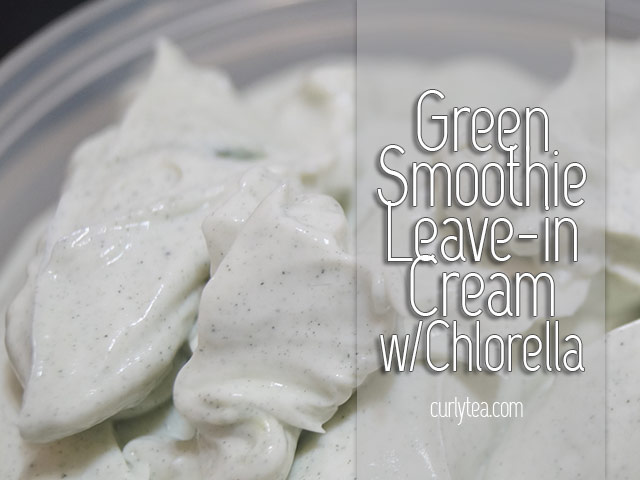 green smoothie leave-in cream - curlytea.com