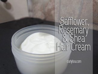 safflower conditioner with rosemary and shea butter - curlytea.com