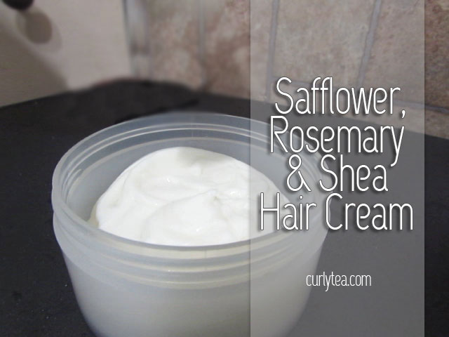 safflower conditioner with rosemary and shea butter - curlytea.com