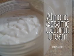 Almond Sesame Coconut Cream [VIDEO]