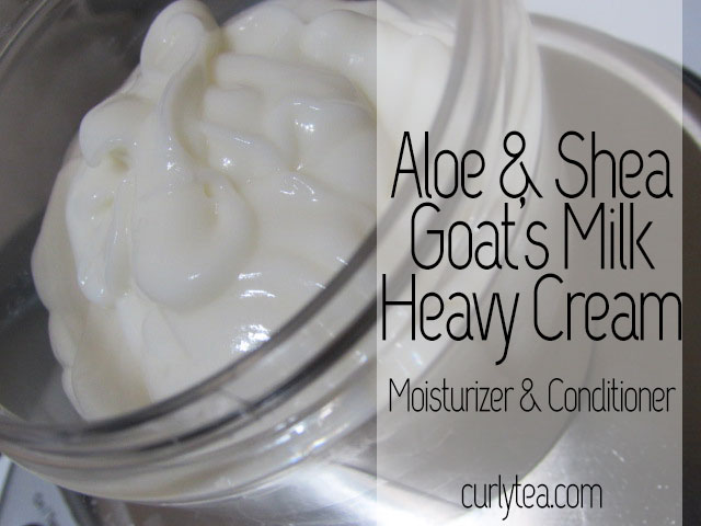 [SOLD] Aloe and Shea Butter Goat’s Milk Heavy Cream