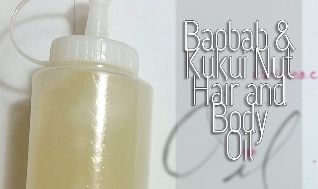 Baobab Kukui Hair and Body Oil