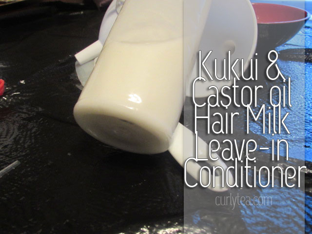 kukui and castor conditiong milk - curlytea.com