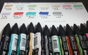 curlytea.com - winsor and newton brushmarkers