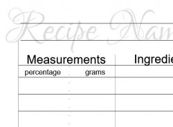 BASIC - DIY Recipe template - Image 2