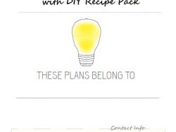 Curlytea Planner with DIY Recipe Pack 8.5×11
