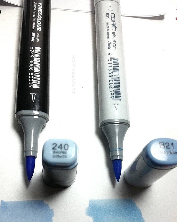 helper bewaker passagier Finecolour brush markers: first impressions - curlytea.com