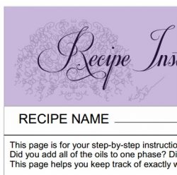 PURPLE - DIY Recipe Pages - Image 6