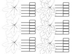 leaf coloring page version 1 - curlytea.com