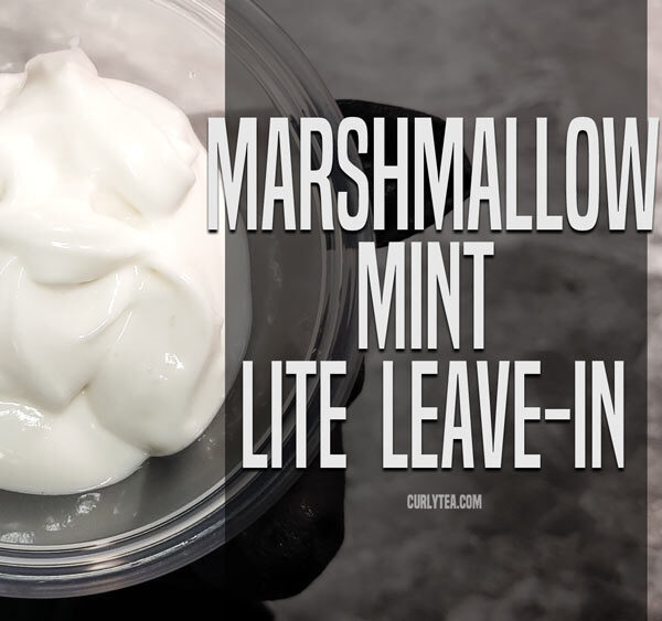 Marshmallow Mint Lite Leave-In - curlytea.com