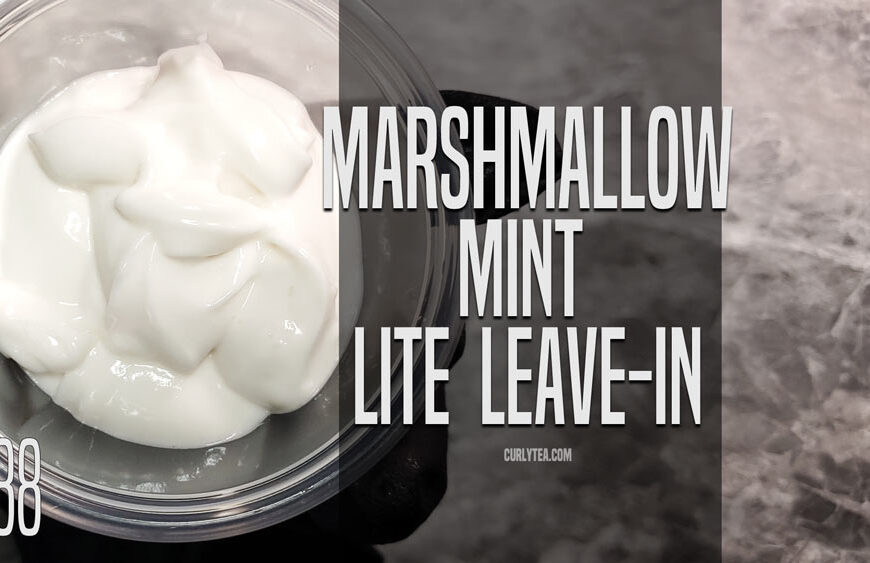 Marshmallow Mint Lite Leave-In - curlytea.com