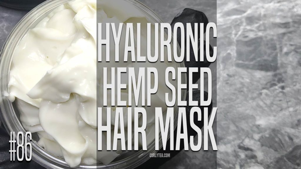 Hyaluronic Hair Mask with Hemp Seed - curlytea.com