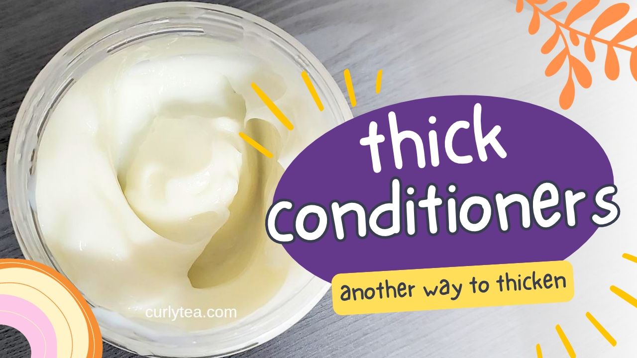 Another way to thicken a BTMS-50 Conditioner - curlytea.com