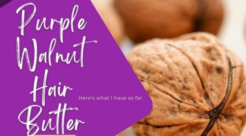 Purple Walnut Hair Butter - curlytea.com