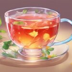 herbal tea clear glass curlytea.com