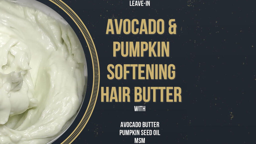Avocado Pumpkin Softening Hair Butter - curlytea.com