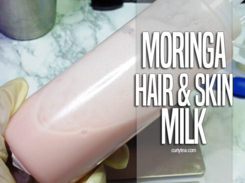 moringa hair milk - curlytea.com