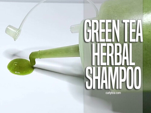 Green Tea Herbal Shampoo - curlytea.com