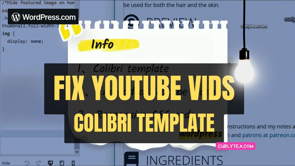 wordpress tutorial - curlytea.com